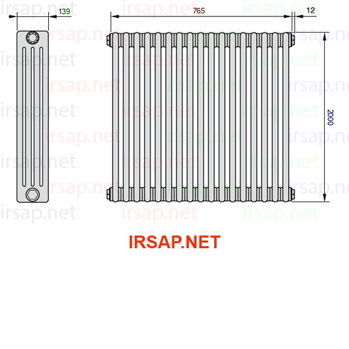Радиатор IRSAP Tesi 42000/17 T22 CL 01